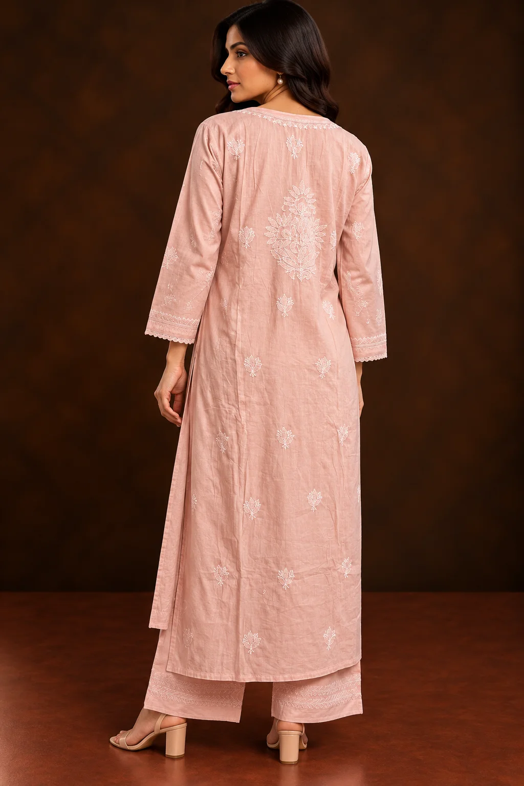 file_000000001da482109bbcd86ac296f152 Blush Angrakha Chikankari Suit - Chikankari 2-Piece Suit Set by Feathers by Priya - Image 2
