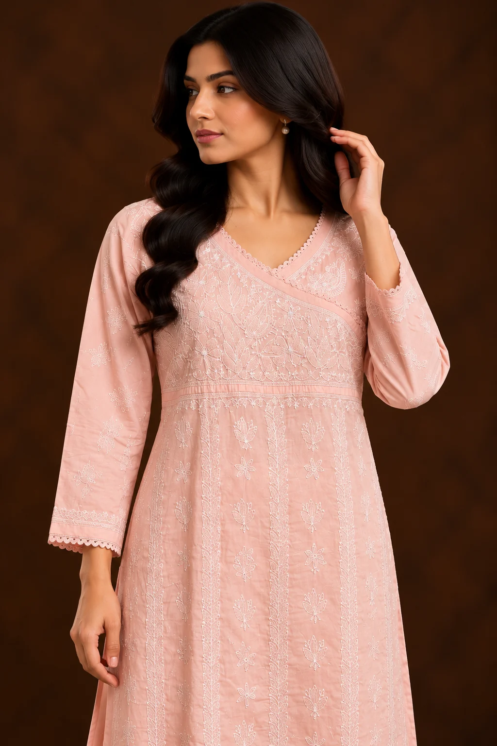 file_00000000c55881f486a19d03d963b849 Blush Angrakha Chikankari Suit - Chikankari 2-Piece Suit Set by Feathers by Priya - Image 4