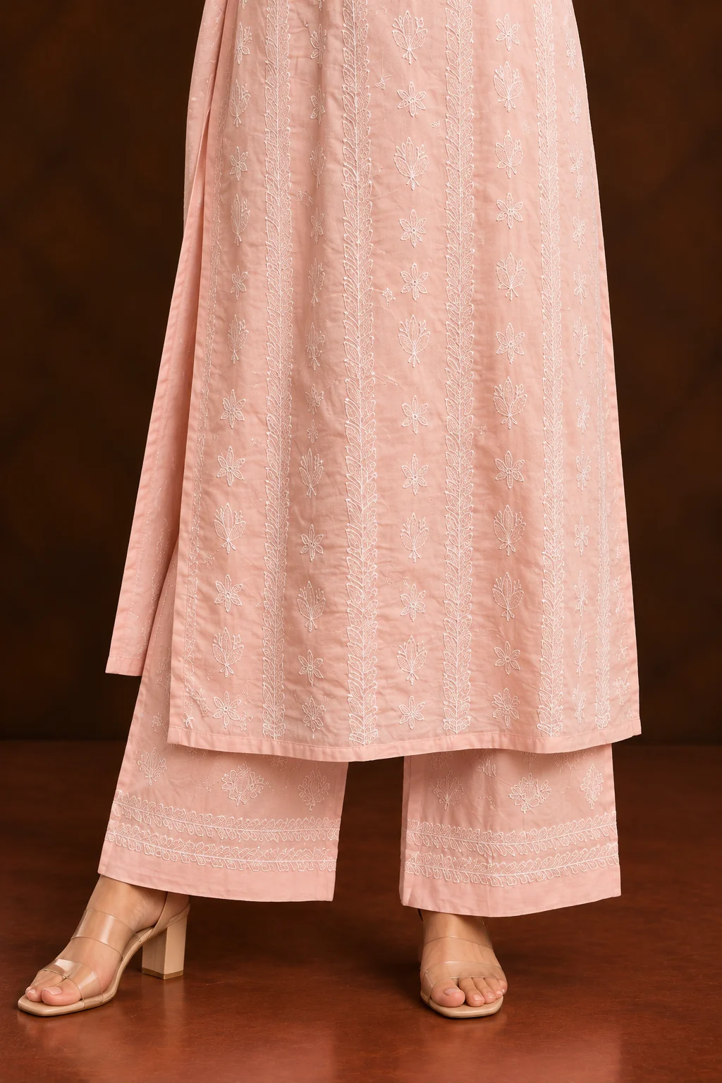 file_00000000cb8c81f48a7afc2e8e35023b Blush Angrakha Chikankari Suit - Chikankari 2-Piece Suit Set by Feathers by Priya - Image 5